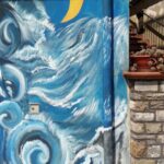 Street art in Piano Vetrale village Cilento Italy