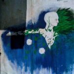 Street art in Piano Vetrale village Cilento Italy