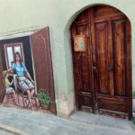 Street art in Piano Vetrale village Cilento Italy